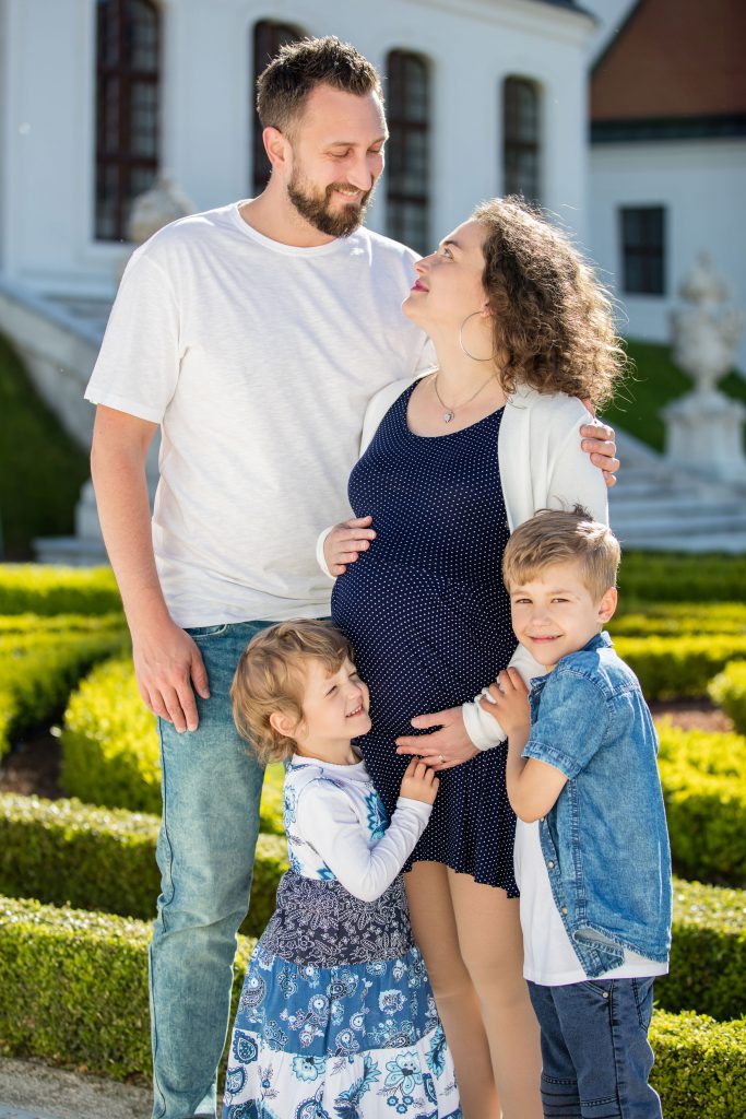 tehotenska rodinna fotografia